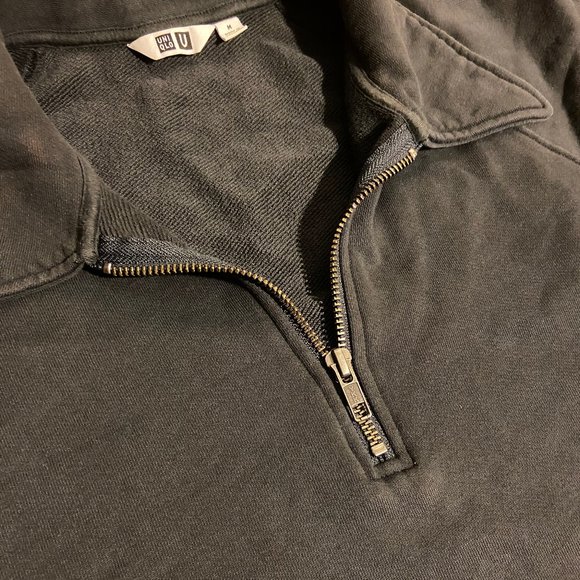 Uniqlo U Cropped Quarter-Zip Sweatshirt - Picture 4 of 7
